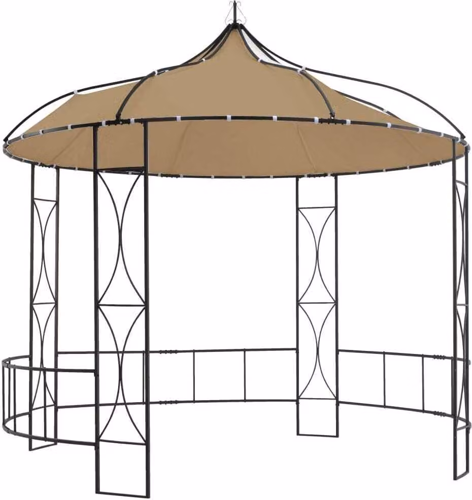 Padiglione 300x290 cm Taupe Round