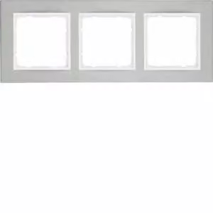 Berker 10233609 Cornice in acciaio inossidabile/bianco polare Berker B.7