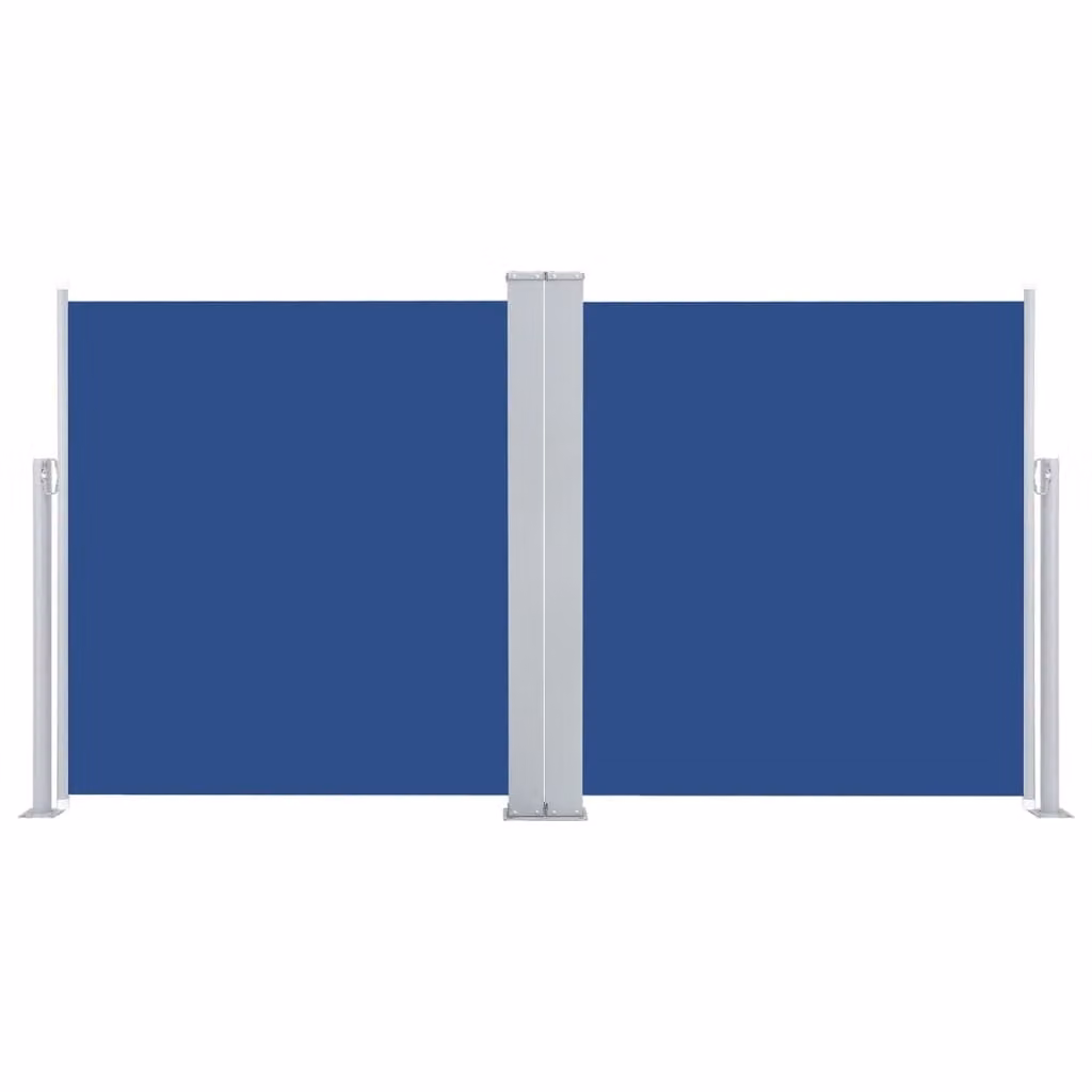 Tenda da Sole Laterale Retrattile Blu 160x600 cm