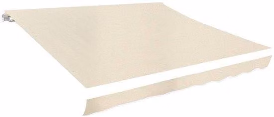 Tenda protettiva - Tenda di ricambio per ombrellone - Colore crema - Resistente ai raggi UV - 3 x 2,5 m - Esclusiva