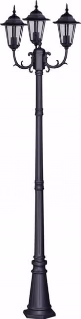 Lanterna da giardino nera 3xE27 Kaja Standard K-7009A2/3