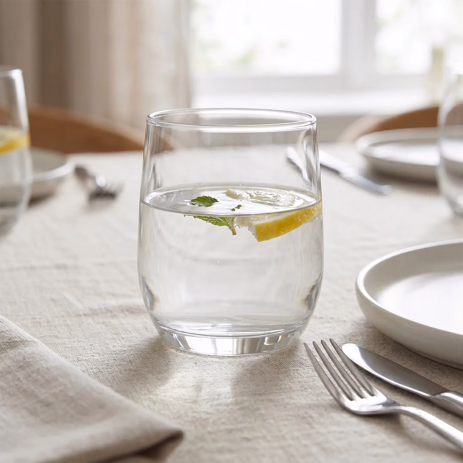 Set di 6 bicchieri da acqua Sude in vetro trasparente Lav da 31,5 cl – 2