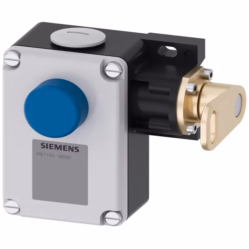Interruttore a fune Siemens SIRIUS + leva in metallo, 2xM25x1,5, 1N+1A, blocco di sicurezza EN ISO 13850 3SE71601BD00