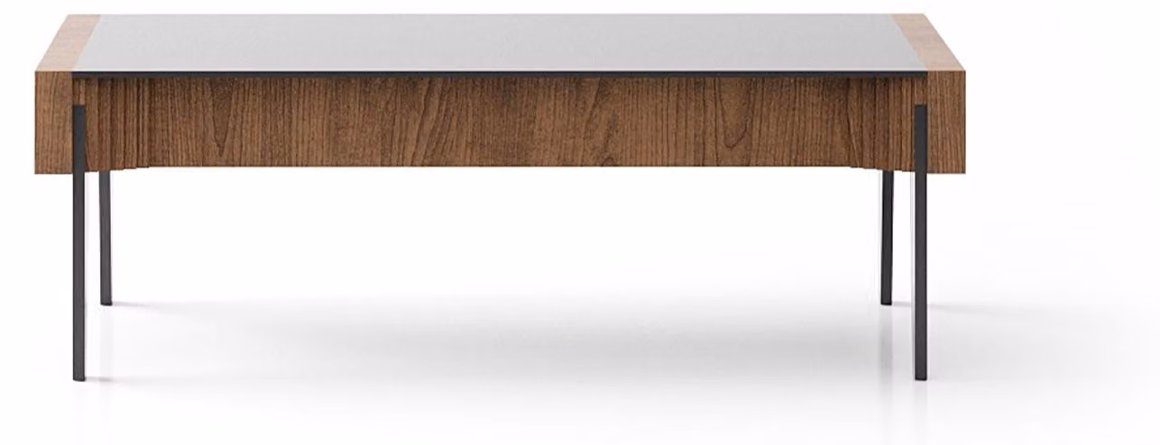 Eleganter brauner Couchtisch aus Holz für modernes Wohnzimmer