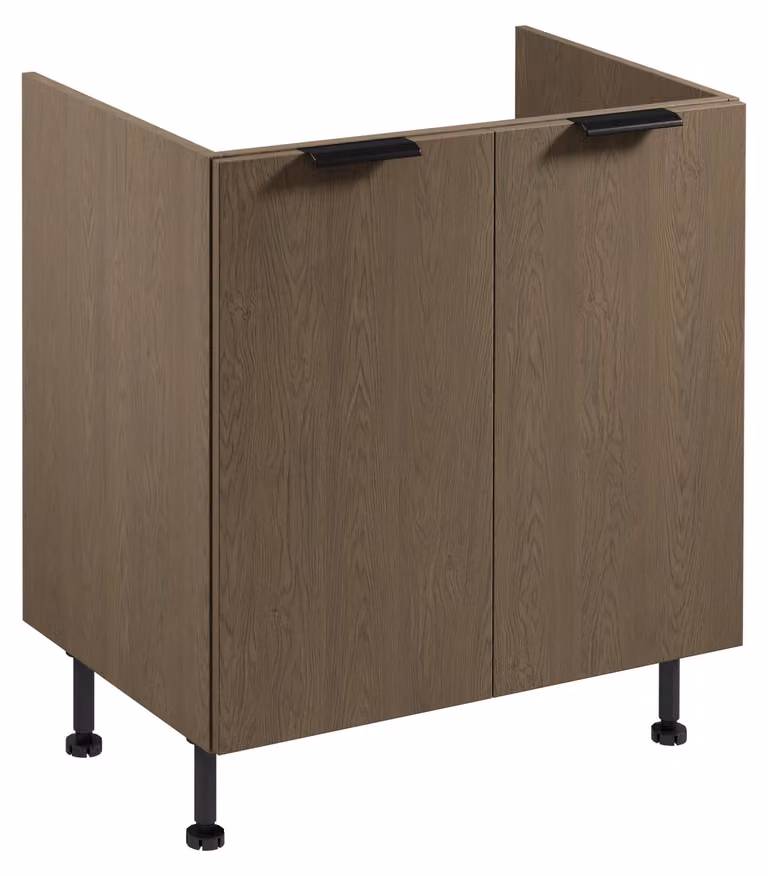 Mobiletto sottolavabo SALERNO - larghezza 80 cm, colore Baltic Storm