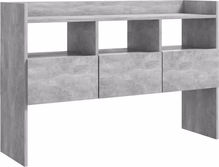 Credenza Grigio Cemento 105x30x70 cm in Legno Multistrato