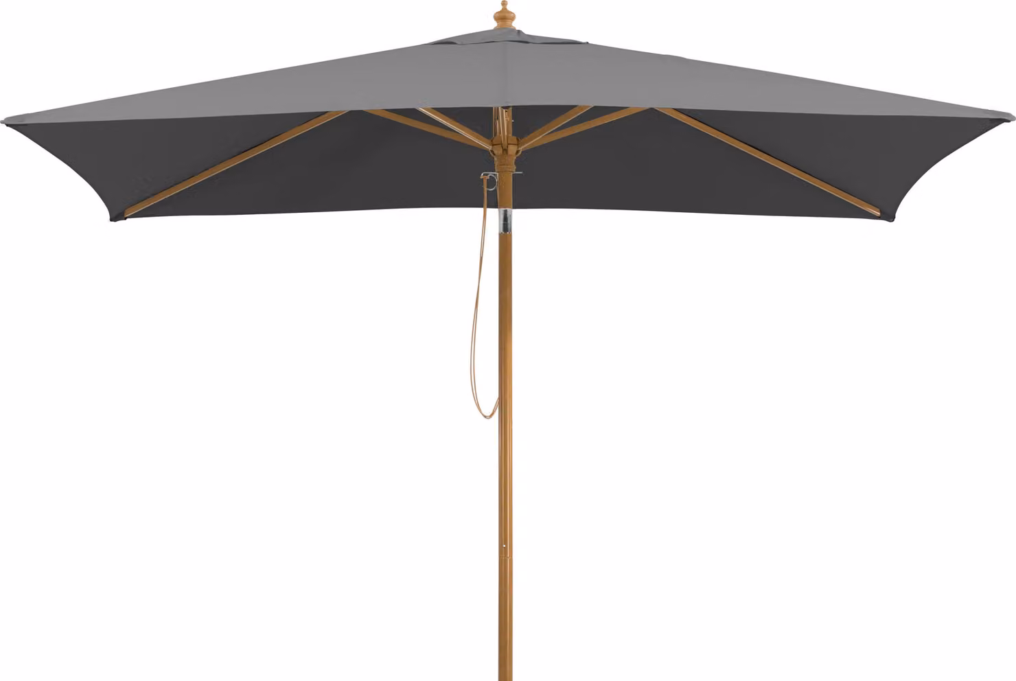 Ombrellone Schneider Malaga, antracite, circa 300 x 200 cm, rettangolare