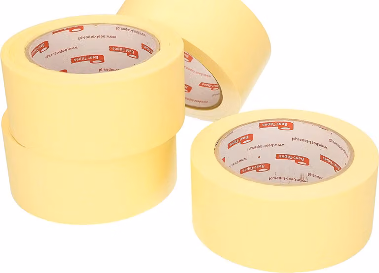 KOTARBAU® Set di 20 nastri per mascheratura 48 mm x 50 m Nastro protettivo giallo autoadesivo per lavori di verniciatura