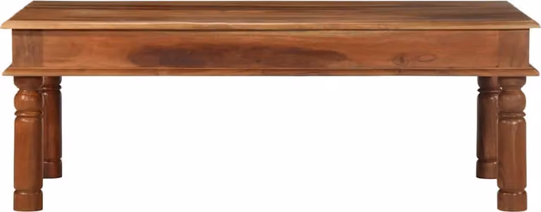 Tavolino da Salotto 110x60x40 cm in Legno Massello di Acacia