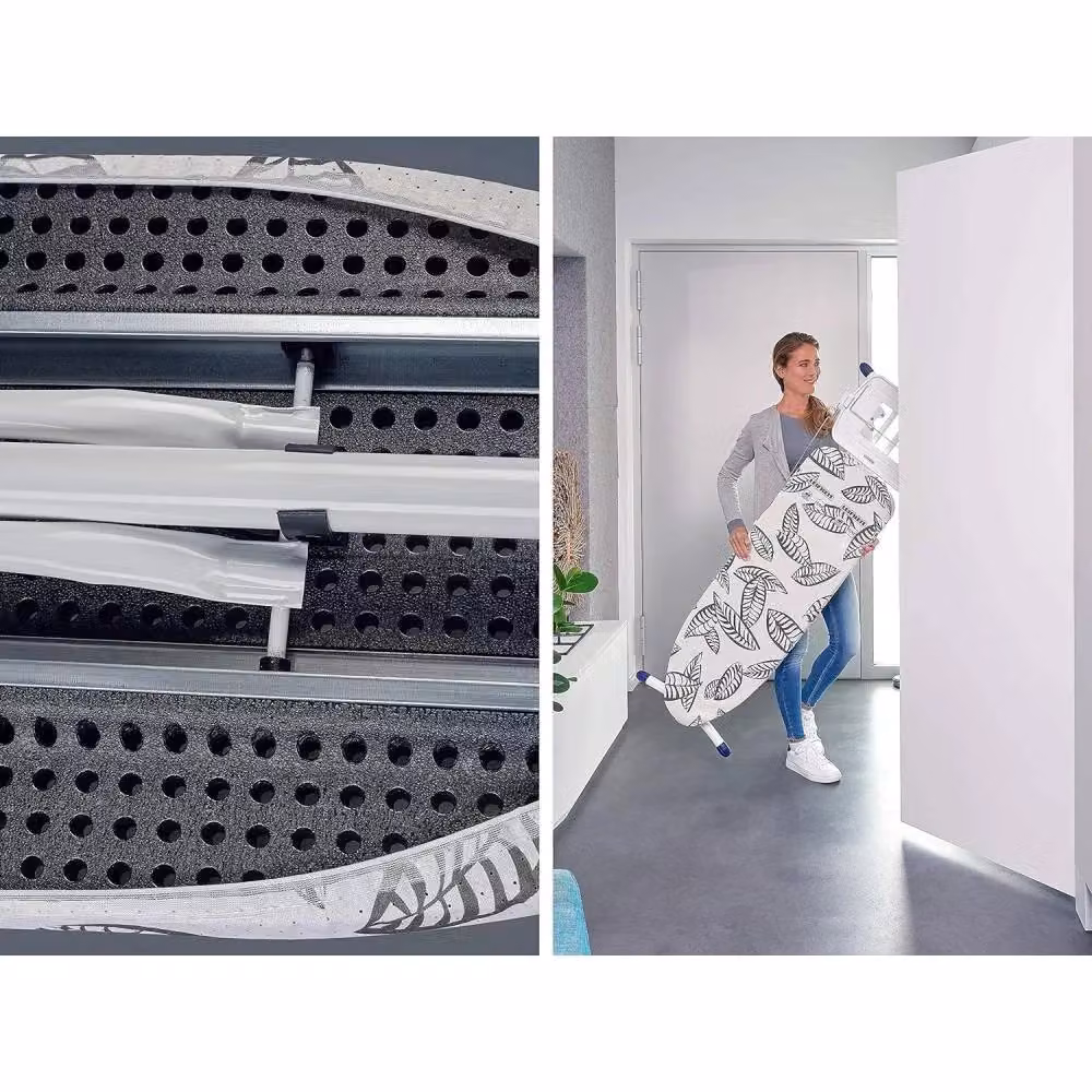 Asse da stiro per caldaie a vapore Leifheit Air Board Express M Solid, colore bianco, L: 120 cm, P: 49 cm, H: 100 cm – 2