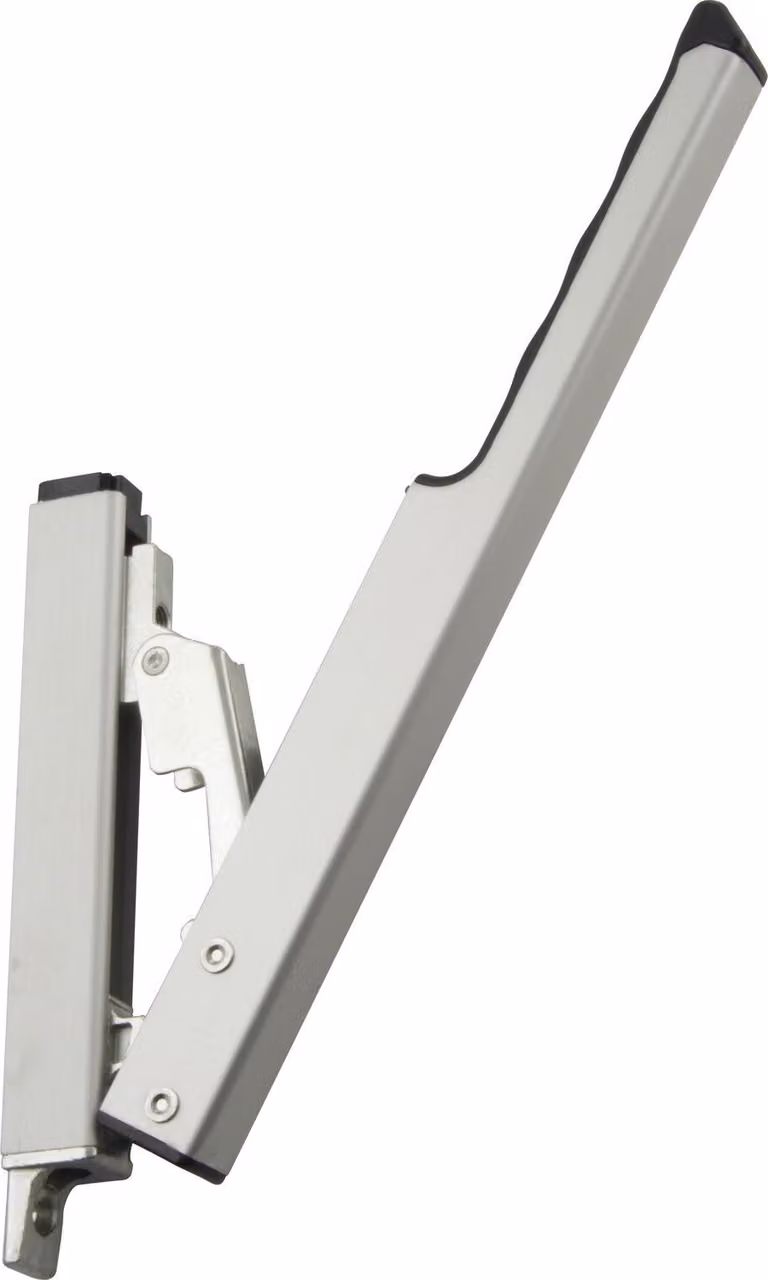 Leva manuale HAUTAU FL 190, corsa 58 mm, anodizzata argento, 1 pz