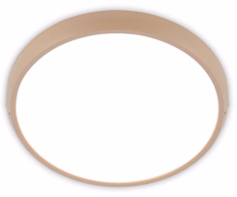 BRILONER - Lampada da soffitto a LED, grado di protezione IP44, luce bianca neutra, colore beige, diametro 37,5 cm