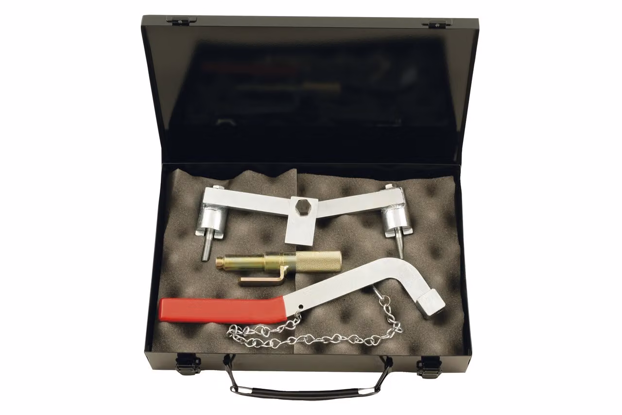 KS TOOLS Set di attrezzi per la regolazione del motore per Renault, 5 pezzi ( 400.1850 )