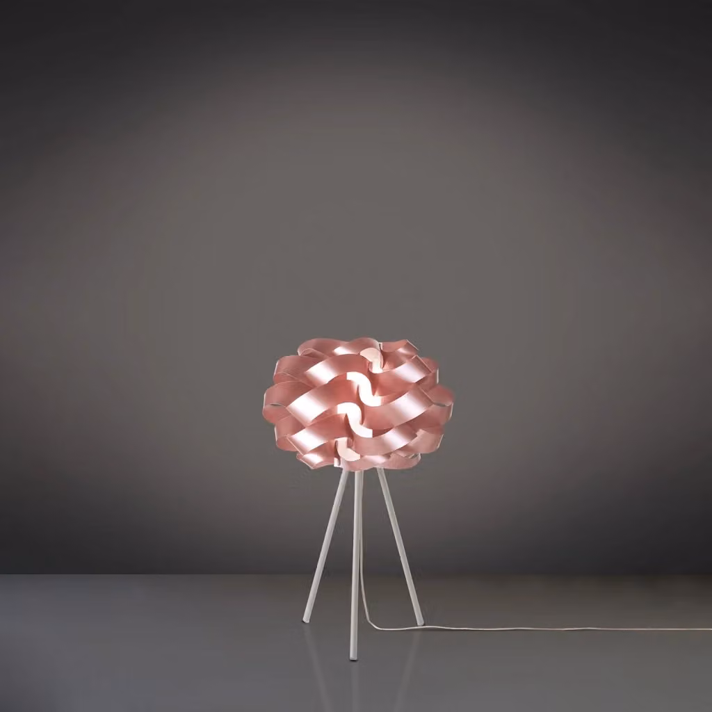 Lampada da scrivania moderna Cloud Linea Zero Polilux colore pink in metallo con attacco E27 – 2