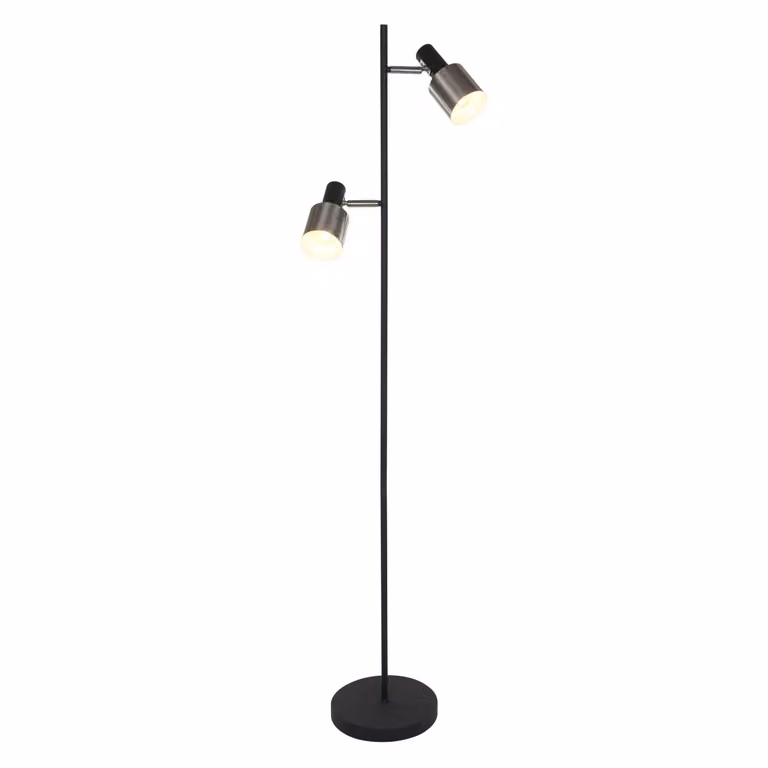 Lampada da terra - nero - Fjorgard - plastica metallo - Ø 25cm - E27 - 1702ZW - Anne Lighting