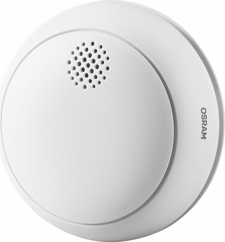 OSRAM SMART+ Rivelatore di fumo WIFI, IP20, plastica, 86 mm, bianco