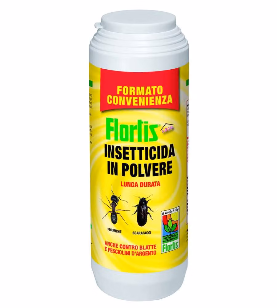 Flortis Insetticida in Polvere per Scarafaggi e Formiche - 1000 g