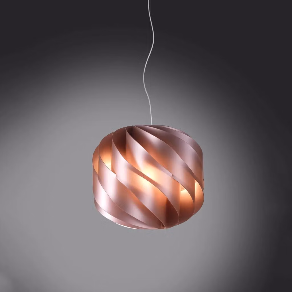 Lampada a sospensione da esterno moderna Polilux Linea Zero Pink con 1 luce E27 in metallo e plastica resistente agli urti – 2