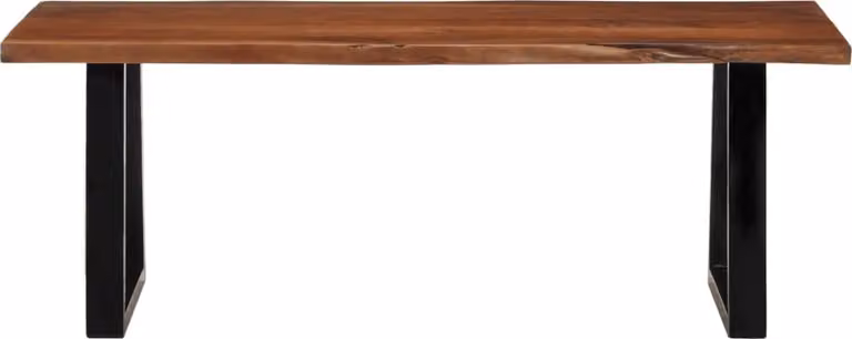 Tavolino ambra 110x55x40 cm in Legno Massello di Acacia