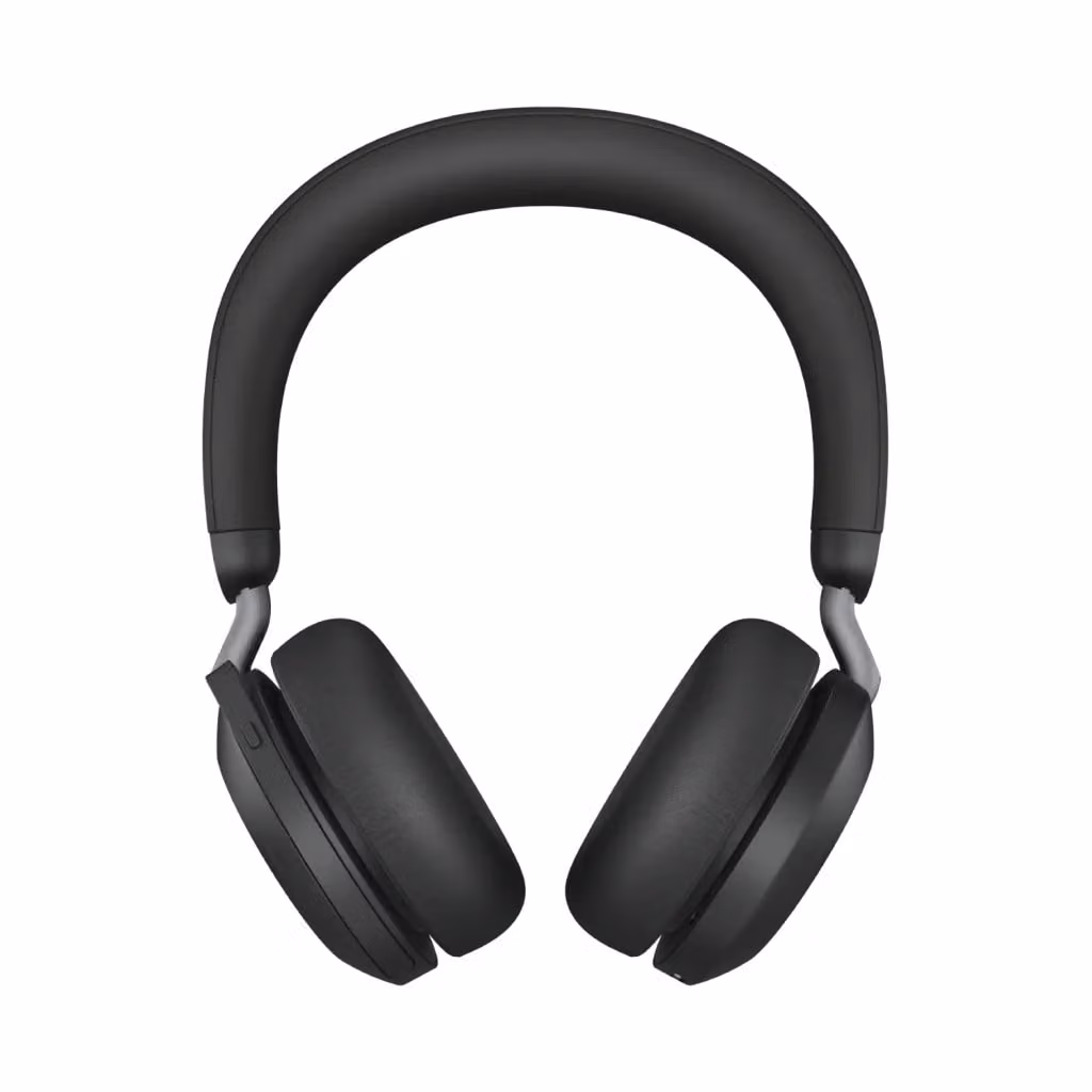 Jabra Evolve2 75 Auricolare Wireless Over-Ear Bluetooth con Base di Ricarica USB-C Nero – 2