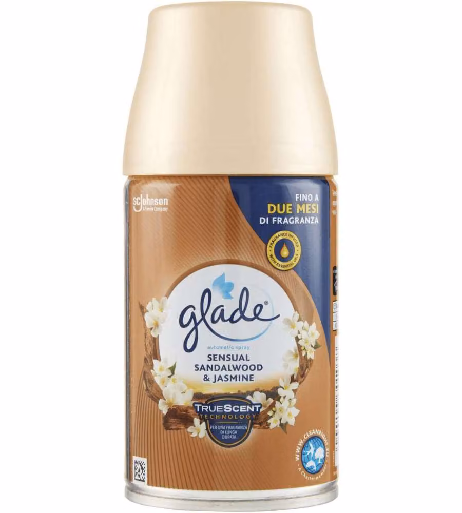 Glade Ricarica Profumatore Automatico Ambienti Spray Sandalo 269 ml