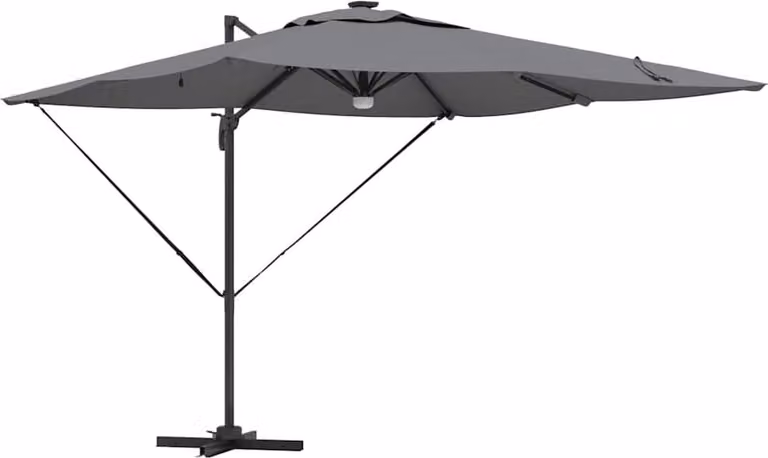 Parasol Roma Antracite 286 x 284 x 270 cm