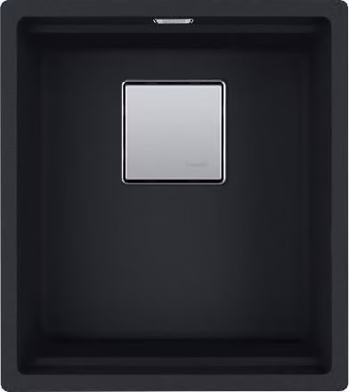 Franke Kubus 2 - Lavello in Fragranite KNG 110-37, 410x460 mm, nero opaco 125.0670.899