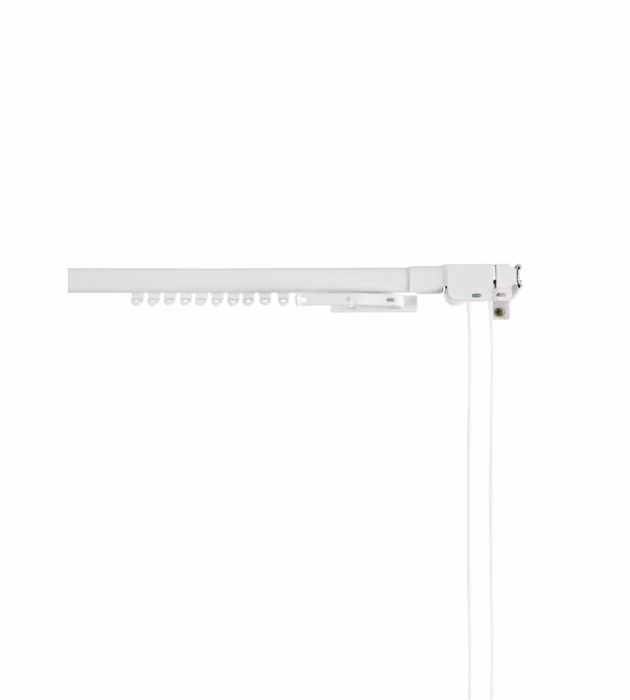 Binario rinforzato estensibile 70-120 cm Bianco