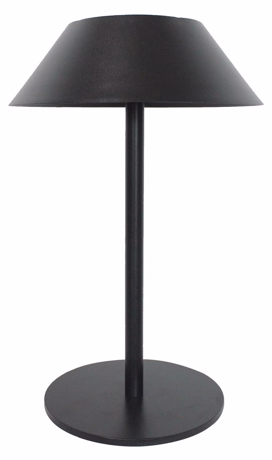 Lampada da tavolo solare in alluminio, design retrò, altezza 31 cm