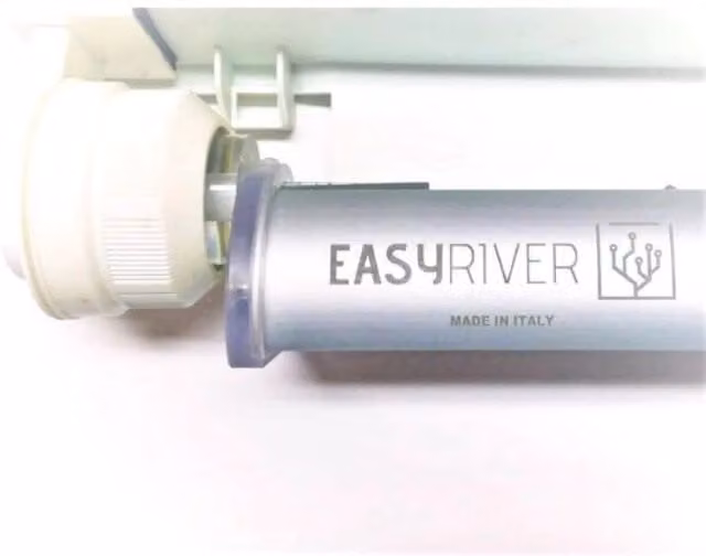 Plafoniera LED EasyRiver TLED Versione Cool per Acqua Dolce, Luce Fredda, 32W, 742mm, Colore Bianco