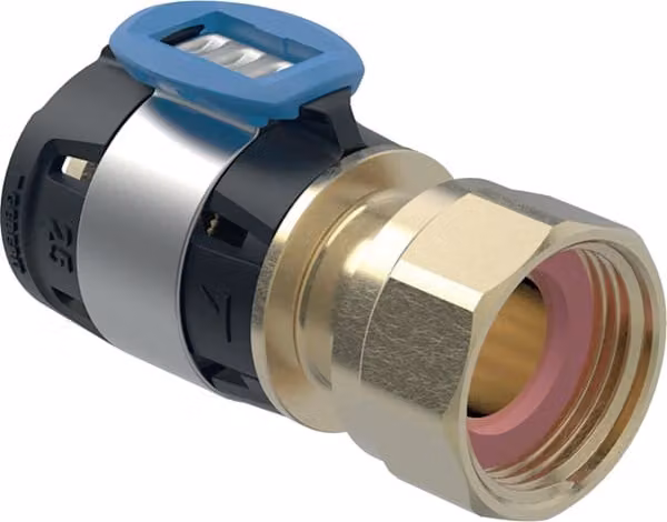 Geberit FlowFit transizione con dado per raccordo SiBr d25-G2