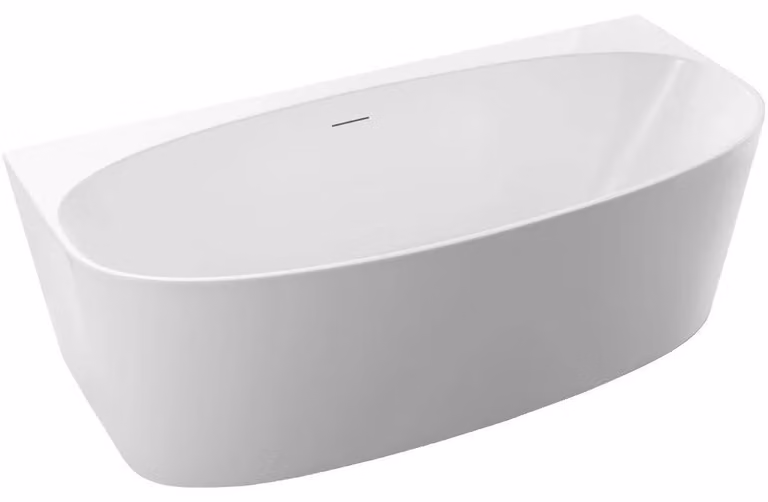 CERANO - Vasca da bagno freestanding in acrilico Altea - bianco lucido - 150x75 cm