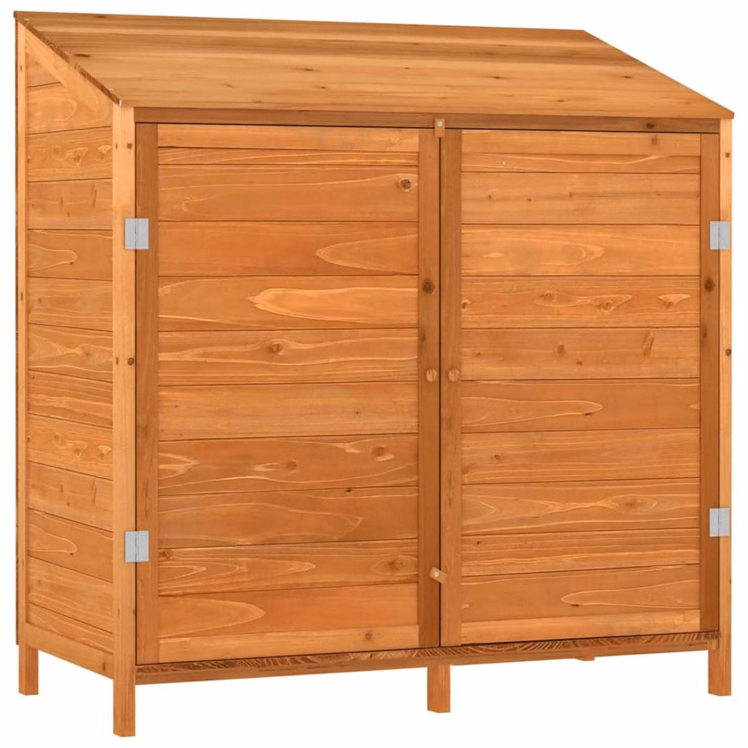 Capanno da giardino/ripostiglio per attrezzi - Marrone - 102x52x112 cm - Legno massello