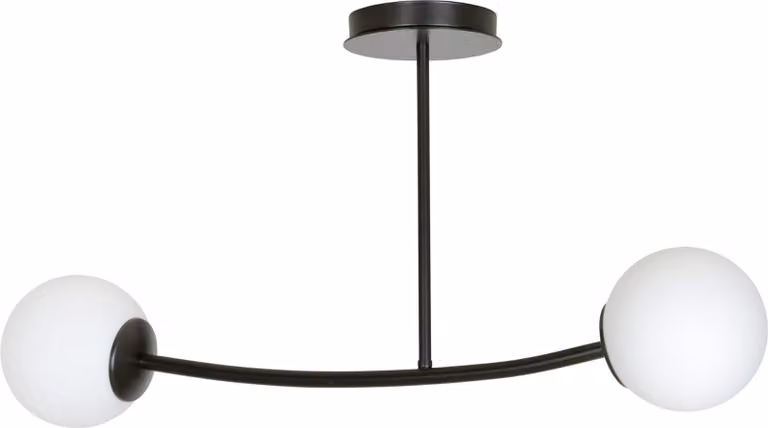 LAMPADA DA SOFFITTO Emibig 2xE14 40W HALLDOR 2 NERA 1024/2