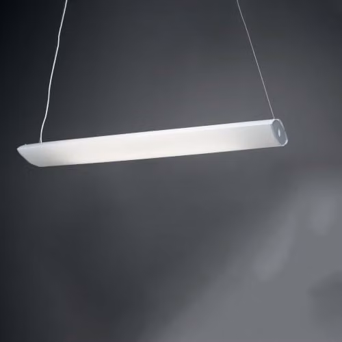 Sospensione Moderna Polilux ® Bianco 1 Luce Led 18W 3000K