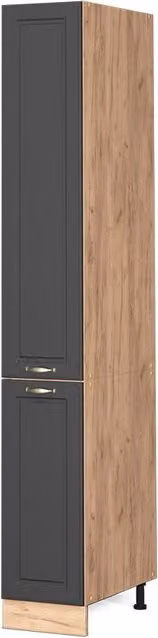 Armadio da farmacia Fame-Line Antracite-oro/Rovere dorato 30 cm Vicco