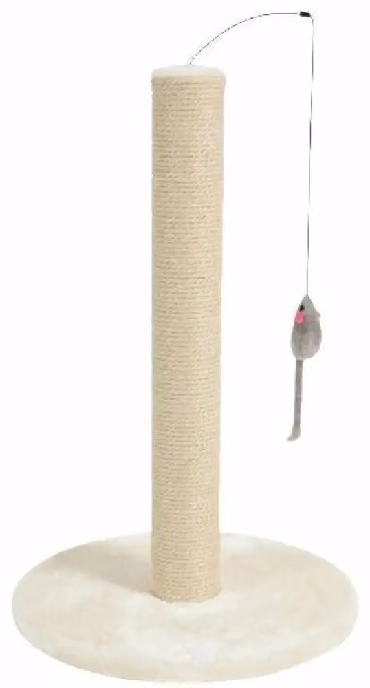 Zolux Tiragraffi per gatti con giocattolo - beige