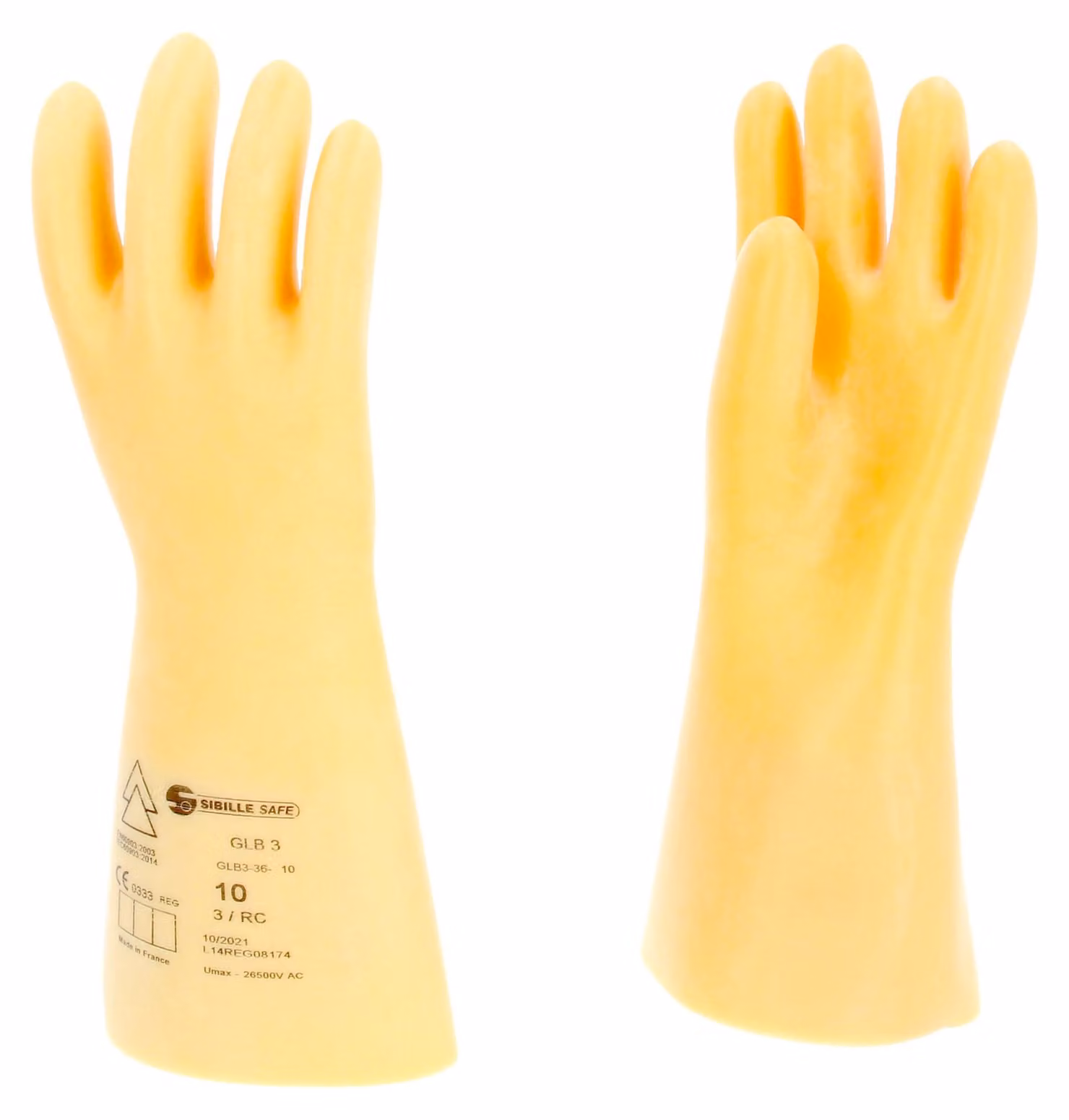 KS TOOLS Guanto di protezione per elettricisti con isolamento protettivo taglia 10 classe 3 bianco - 117.0060