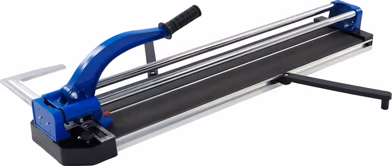 Tagliapiastrelle manuale - 800F - Lunghezza di taglio 80 cm - Posizionamento a infrarossi - Doppia guida - Ruota da taglio in carburo YG96 - Spessore di taglio 15 mm - Blu