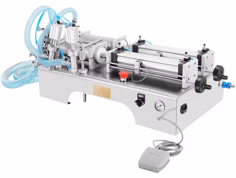 Macchina di riempimento automatica per liquidi - Potenza: 10W - Acciaio inossidabile - Riempitrice pneumatica