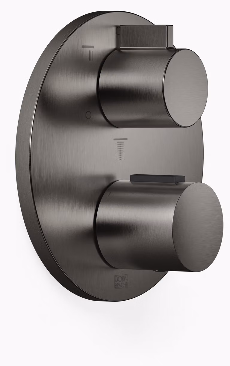 Thermostat encastré Dornbracht avec réglage de débit à trois voies, avec fonction d'arrêt, 36427970-99, 36427970-99