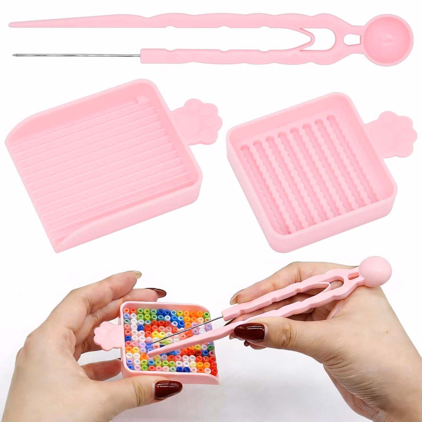 Set di strumenti per perline da stirare, composto da 3 pezzi, adatto per perline da 2,6 mm