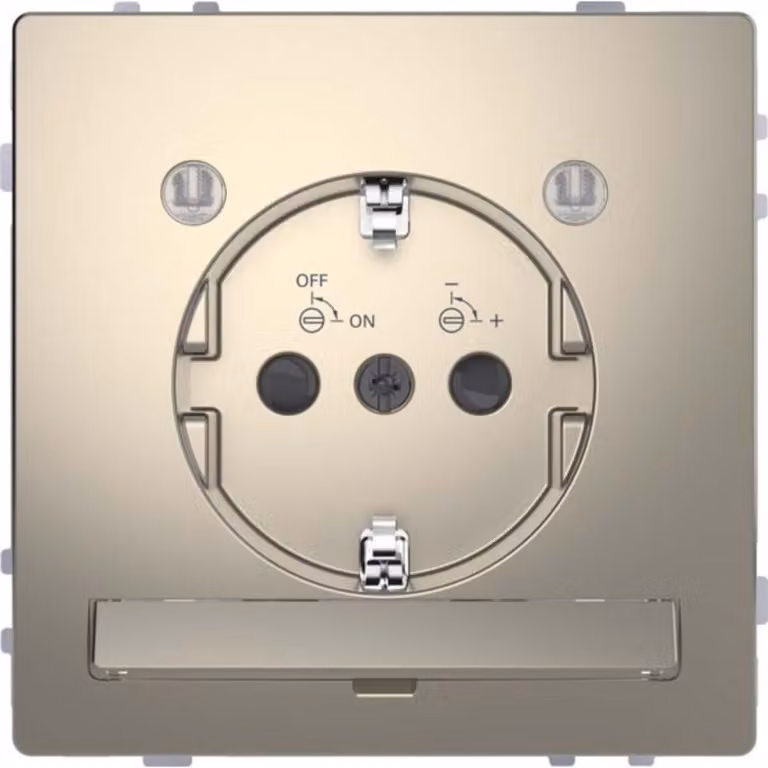 MERTEN MEG2304-6050 Presa SCHUKO in nichel metallizzato, System Design