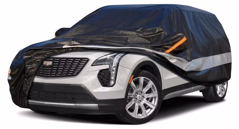 Copertura per auto, 10 strati, impermeabile, traspirante, colore nero, per Cadillac XT4 (2018-2023)
