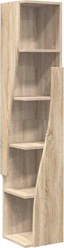 Mobile angolare Rovere Sonoma 27,5x27x140cm Legno multistrato