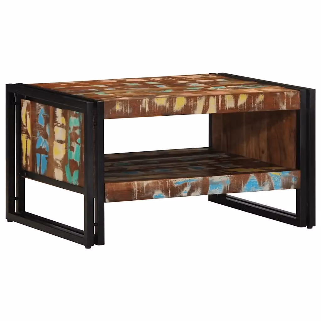 Tavolino da salotto rettangolare vidaXL in legno multicolore con finitura opaca L: 60 cm, P: 50 cm, H: 38 cm – 2
