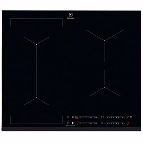 Electrolux EIL63443 - Piano cottura ad induzione da 60 cm, n° 4 Fuochi,Nero