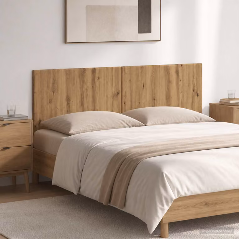 Testiera da muro vidaXL BREDA in legno ingegnerizzato color rovere marrone