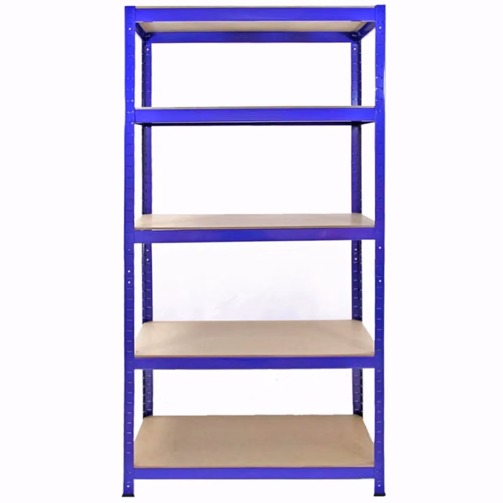 Set di 10 Scaffali in Acciaio T-Rax Blu per Magazzino e Box, Larghezza: 90 cm – 2