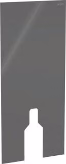 Rivestimento frontale Geberit per Monolith per WC a pavimento 114cm lava/vetro